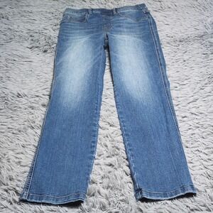 SPANX Pull On Jeans Womens Size Small 2-4‎ Skinny Jegging Stretch Medium Wash